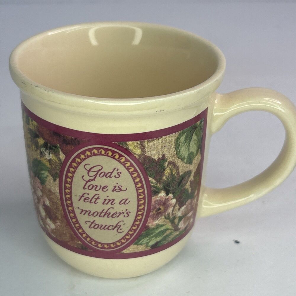 Vintage DaySpring Mother's Day Coffee Mug God's Love Mother's Touch 1990s
